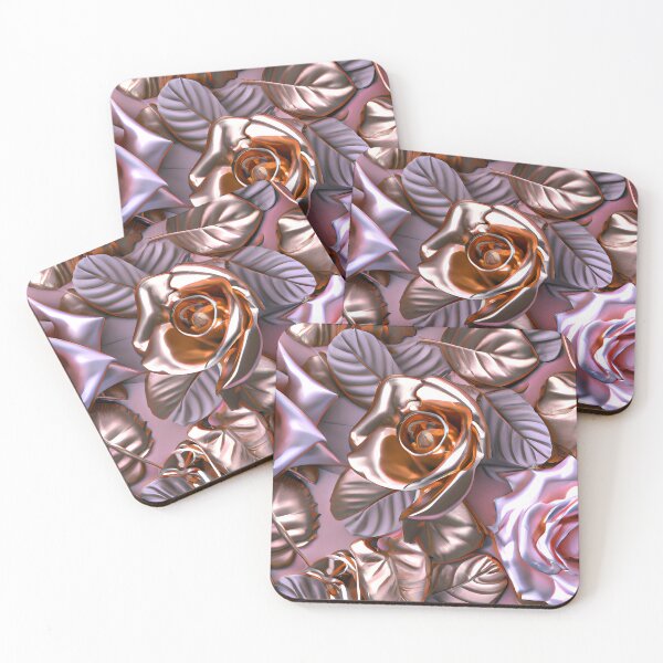 Item preview,  Metallic pink purple roses designed and sold by Itzjustlife.
