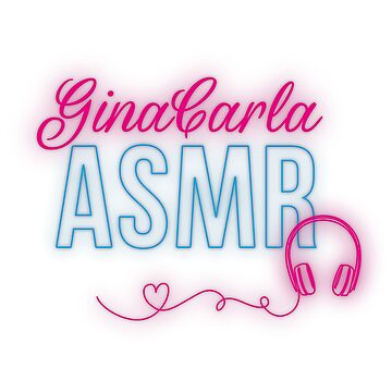 "ASMR Gina Carla" Sticker by Gina-Carla Redbubble