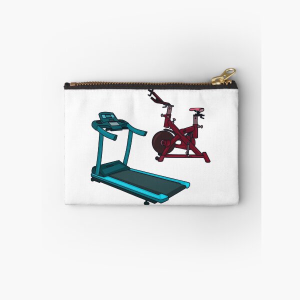 Item preview, Treadmill & spinning bike cartoon illustration designed and sold by Misscartoon.