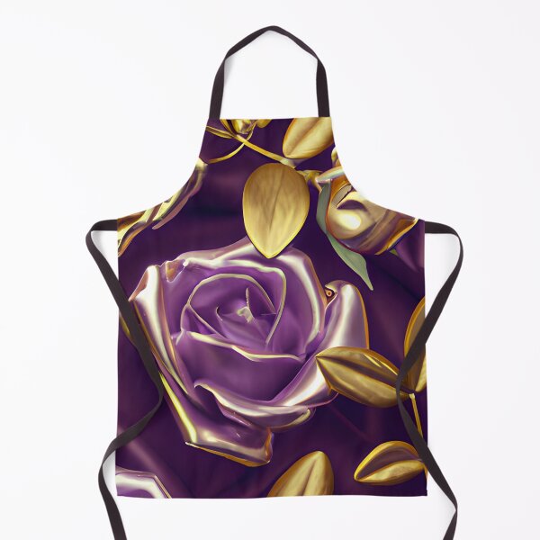 Item preview, Metallic gold purple roses designed and sold by Itzjustlife.
