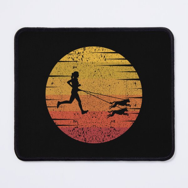 Item preview, Canicross Trail Running Dog Sport Outdoor Retro Vintage designed and sold by CuteDesigns1.