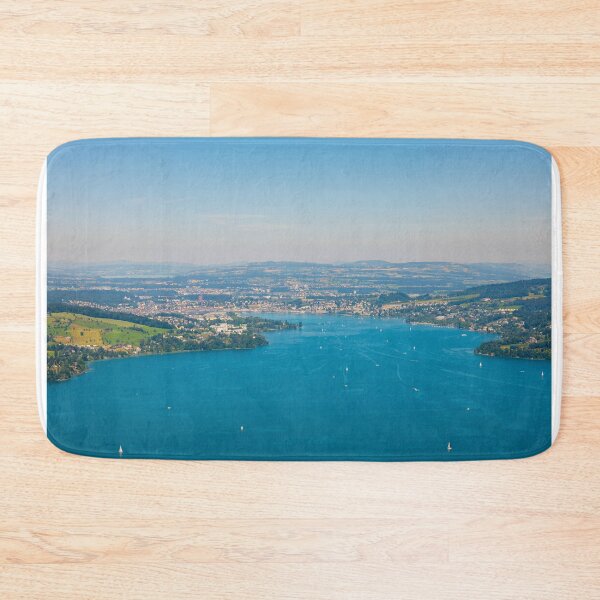 Item preview, Aerial View over City of Lucerne and Lake Lucerne and Mountain designed and sold by Mats Silvan.
