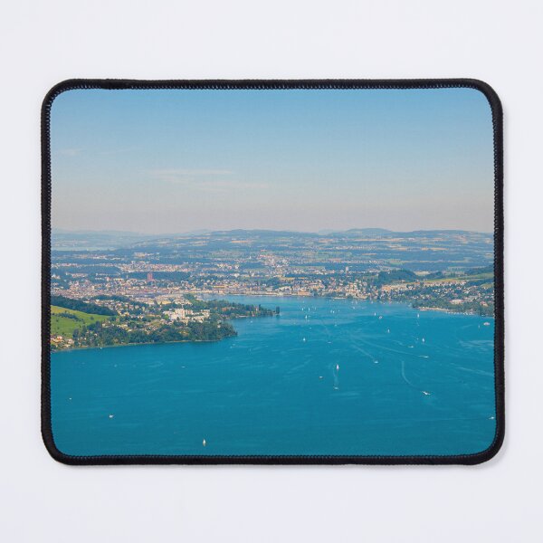 Item preview, Aerial View over City of Lucerne and Lake Lucerne and Mountain designed and sold by Mats Silvan.