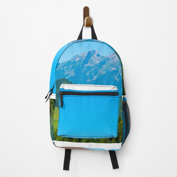 Item preview, Rooftop and Mountain Peak Pilatus with Clear Blue Sky designed and sold by Mats Silvan.