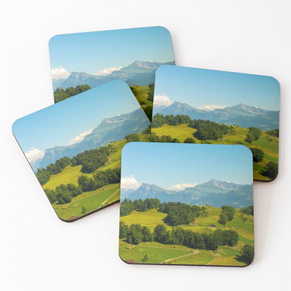Item preview, Aerial View over Mountain Range with Clear Blue Sky designed and sold by Mats Silvan.