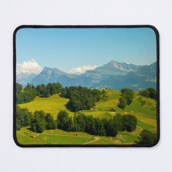 Item preview, Aerial View over Mountain Range with Clear Blue Sky designed and sold by Mats Silvan.