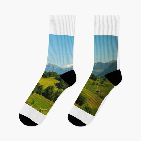 Item preview, Aerial View over Mountain Range with Clear Blue Sky designed and sold by Mats Silvan.