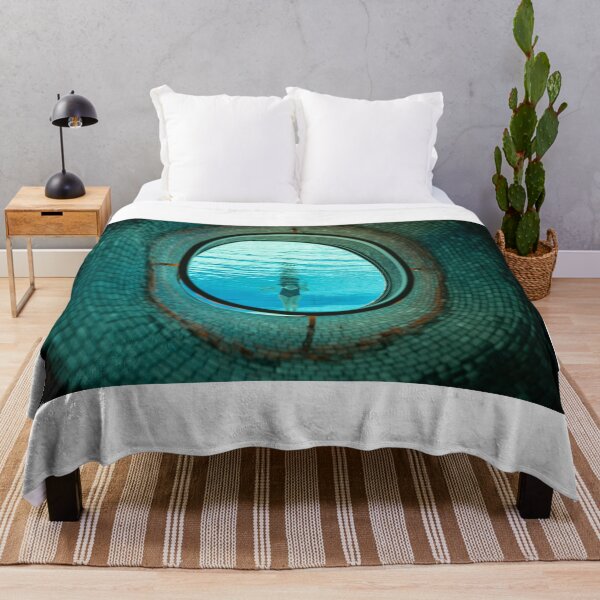 Item preview, Woman Standing in the Ship Porthole in Underwater in Swimming Pool designed and sold by Mats Silvan.