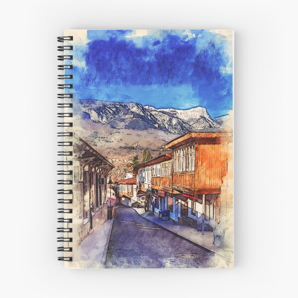 Item preview,  Old street with historical architecture in Black Sea village of Gurzuf in Crimea. designed and sold by Newlander90.