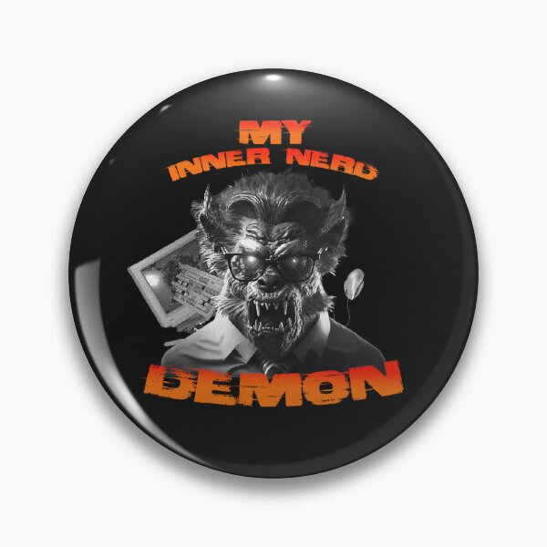 Item preview, my inner nerd demon designed and sold by graypencilart.