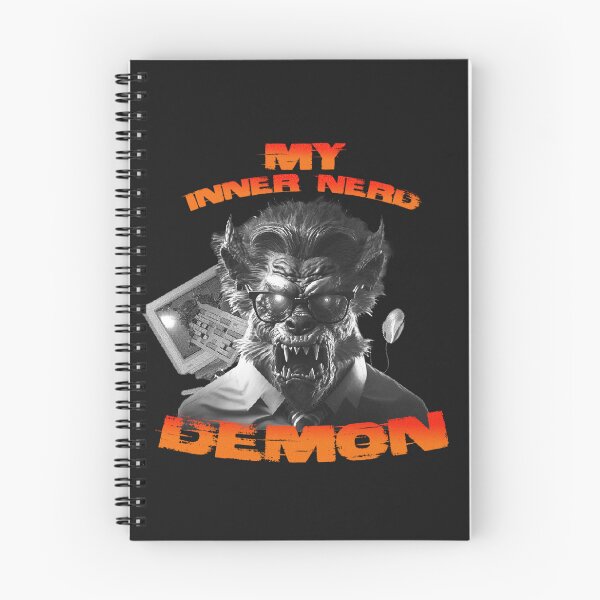 Item preview, my inner nerd demon designed and sold by graypencilart.