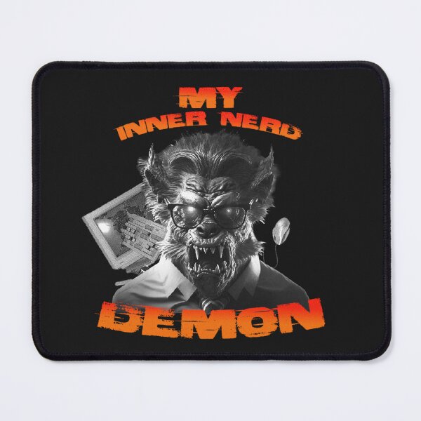 Item preview, my inner nerd demon designed and sold by graypencilart.