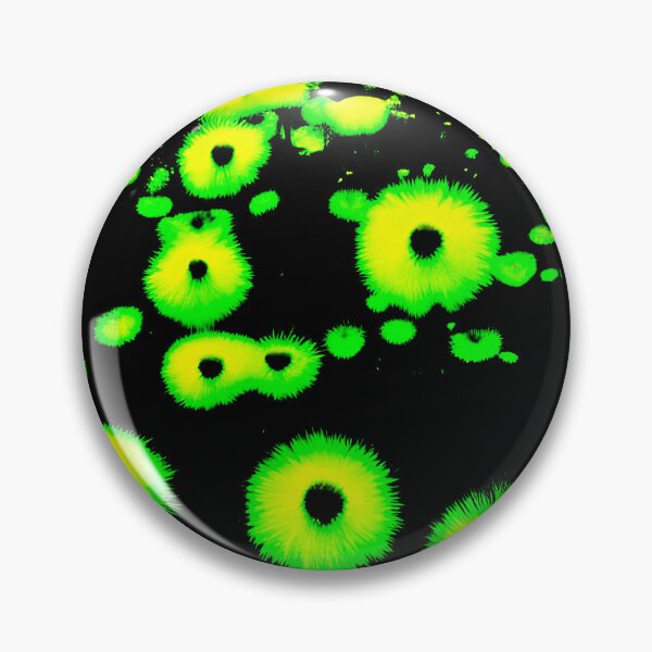 Item preview, Fluorescent Green Abstract Dandelions designed and sold by asurtiumgreen.