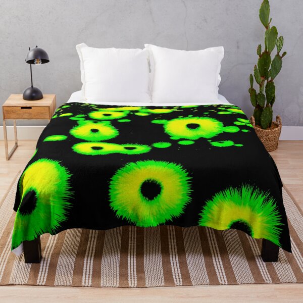 Item preview, Fluorescent Green Abstract Dandelions designed and sold by asurtiumgreen.