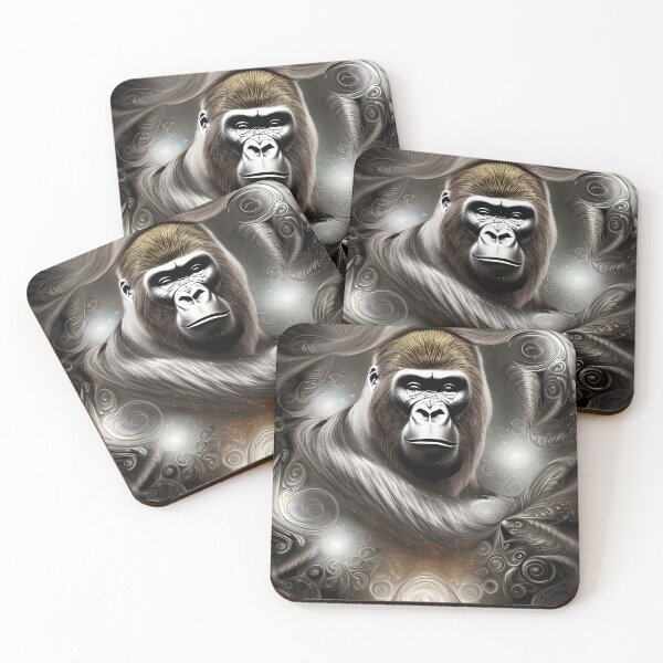 Item preview, Sprinkled brown Gorilla designed and sold by Itzjustlife.