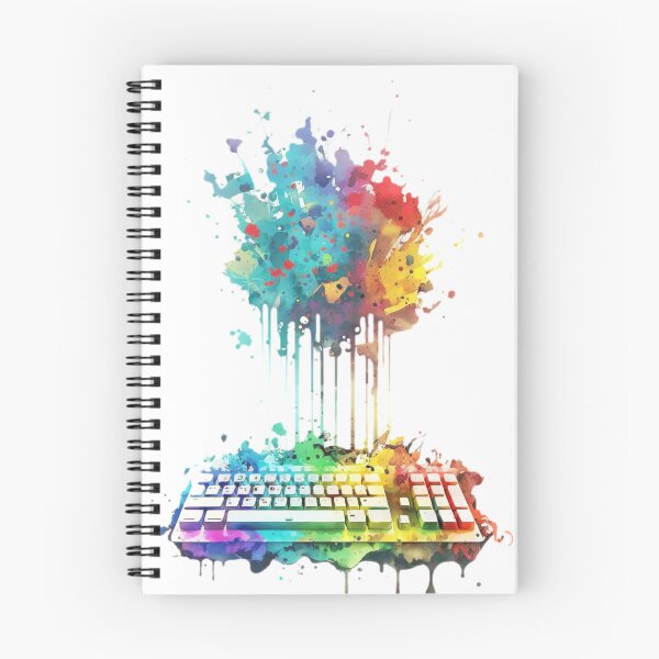 Item preview, Colourful Keyboard Explosion - I love programming designed and sold by SMCLN.