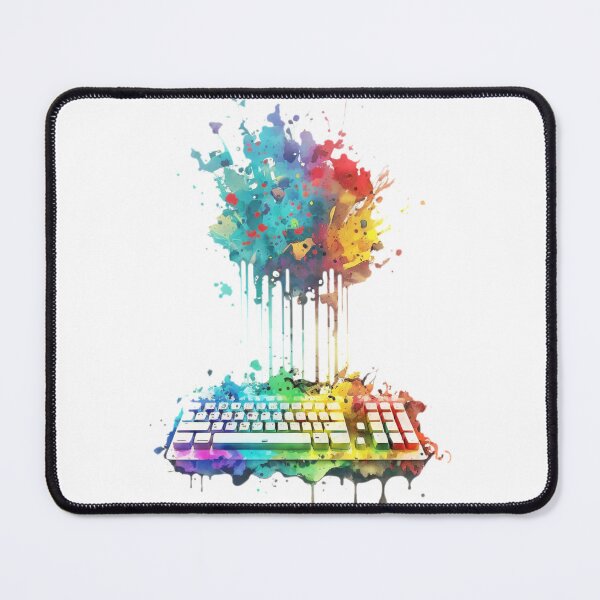 Item preview, Colourful Keyboard Explosion - I love programming designed and sold by SMCLN.