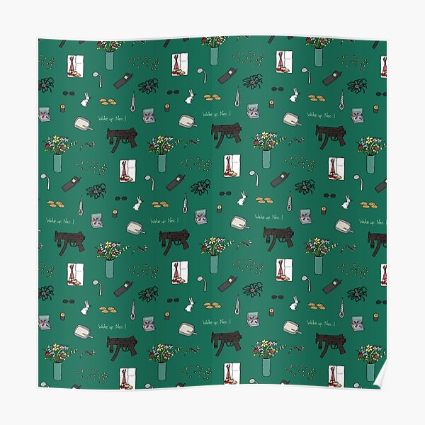 The Matrix movie pattern Poster
