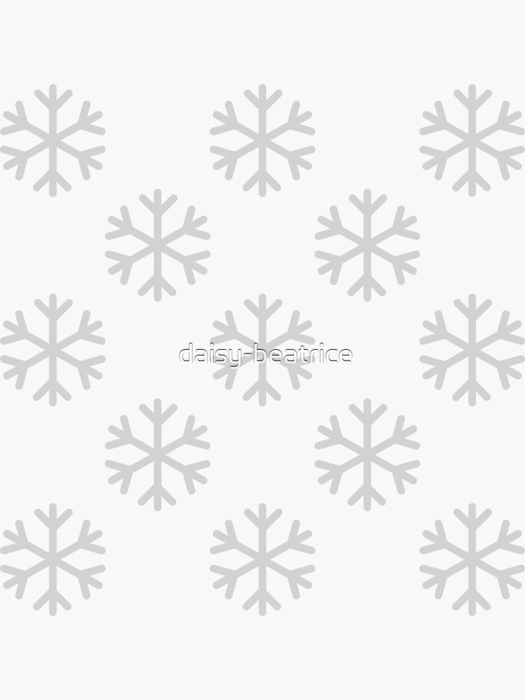 Thumbnail 3 of 3, Sticker, Let It Snow - Mint designed and sold by daisy-beatrice.