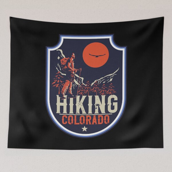 Item preview, Hiking adventure wild retro exploring Colorado designed and sold by HomeCoquette.