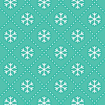 Artwork thumbnail, Let It Snow - Mint by Daisy Beatrice