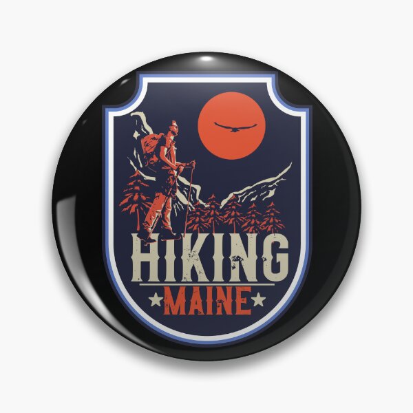 Item preview, Hiking adventure wild retro exploring Maine designed and sold by HomeCoquette.