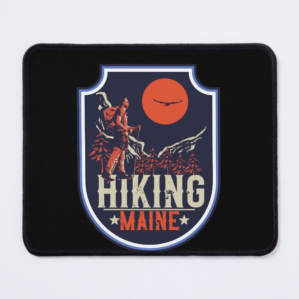 Item preview, Hiking adventure wild retro exploring Maine designed and sold by HomeCoquette.