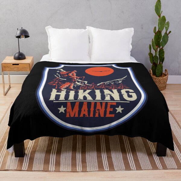Item preview, Hiking adventure wild retro exploring Maine designed and sold by HomeCoquette.