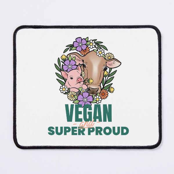 Item preview, Vegan and Super Proud designed and sold by SerenaBliss.