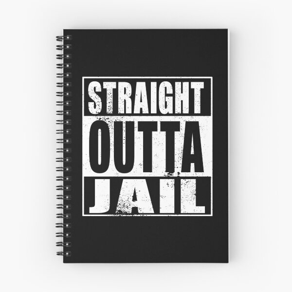 Item preview, Straight Outta Jail (white) designed and sold by SolidEarthArt.