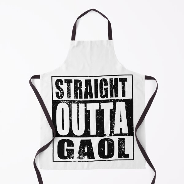 Item preview, Straight Outta Gaol (black) designed and sold by SolidEarthArt.