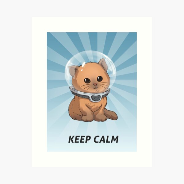 Item preview, Keep Calm Kitty designed and sold by UnknownWorlds.