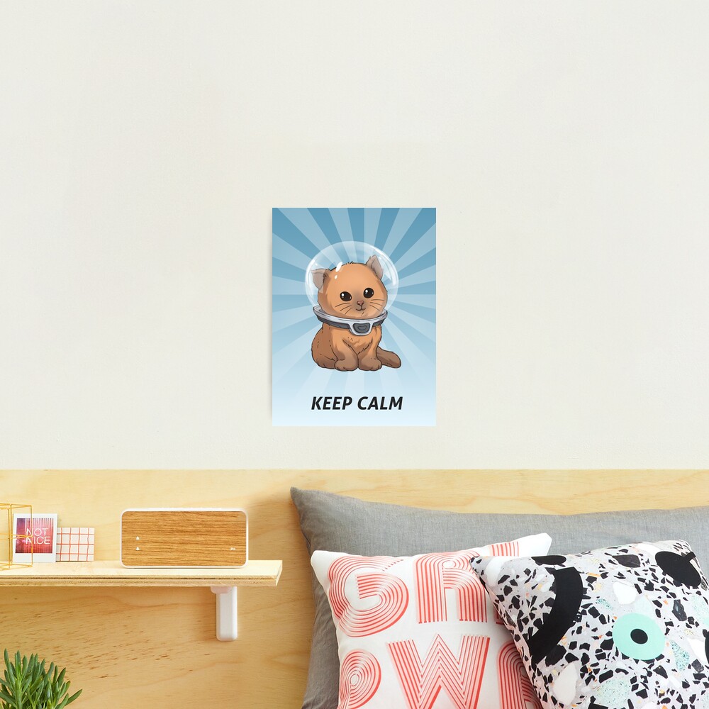 Keep Calm Kitty Photographic Print