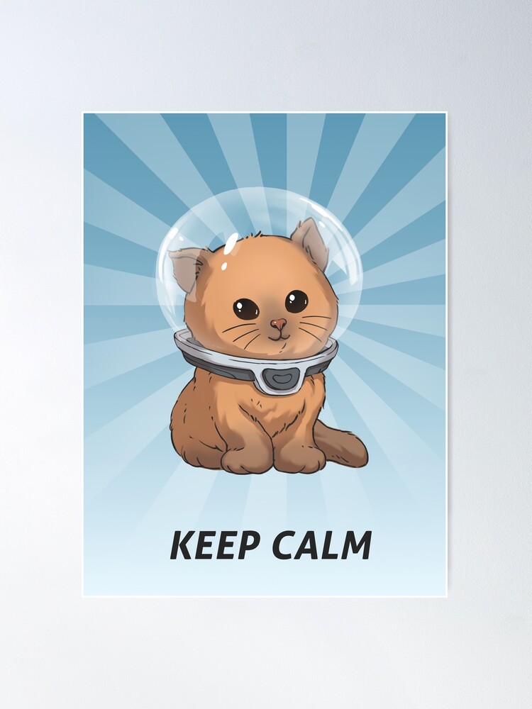 Alternate view of Keep Calm Kitty Poster