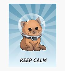 Keep Calm Kitty Photographic Print