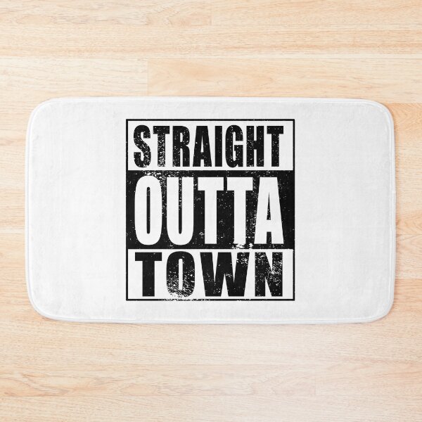 Item preview, Straight Outta Town (black) designed and sold by SolidEarthArt.