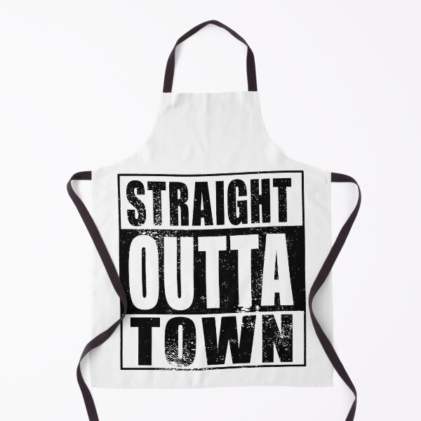 Item preview, Straight Outta Town (black) designed and sold by SolidEarthArt.