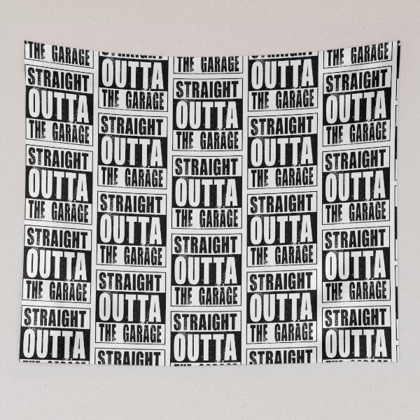 Item preview, Straight Outta The Garage (black) designed and sold by SolidEarthArt.