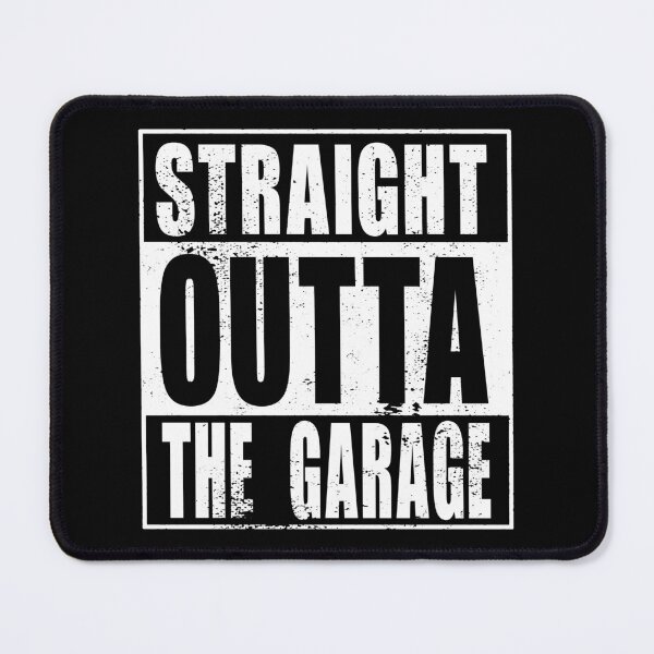 Item preview, Straight Outta The Garage (white) designed and sold by SolidEarthArt.