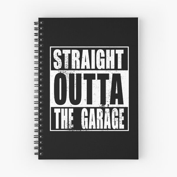 Item preview, Straight Outta The Garage (white) designed and sold by SolidEarthArt.
