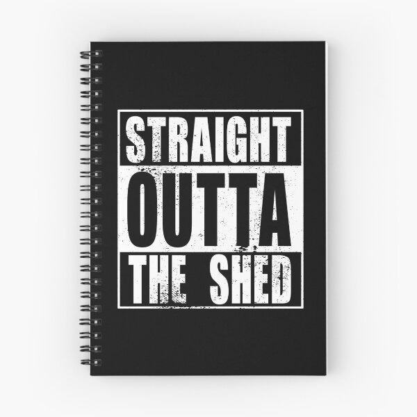 Item preview, Straight Outta The Shed (white) designed and sold by SolidEarthArt.
