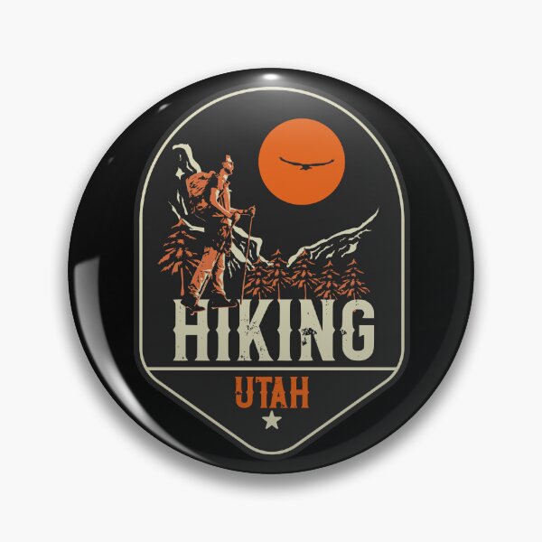 Item preview, Hiking adventure wild retro exploring Utah designed and sold by HomeCoquette.