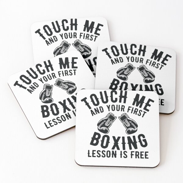 Item preview, Touch me and your first boxing lesson is free designed and sold by HubbUK.