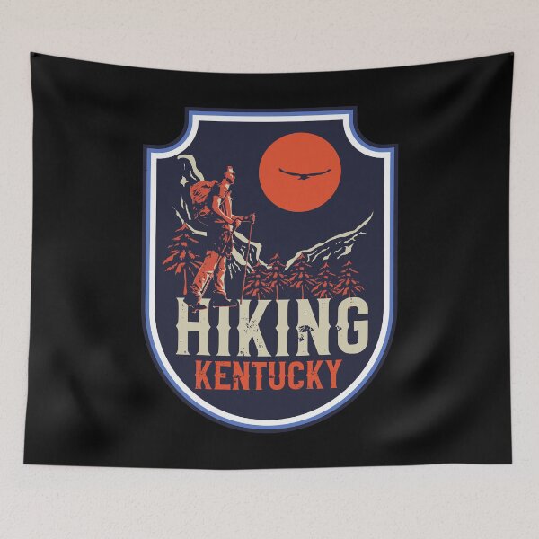 Item preview, Hiking adventure wild retro exploring Kentucky designed and sold by HomeCoquette.