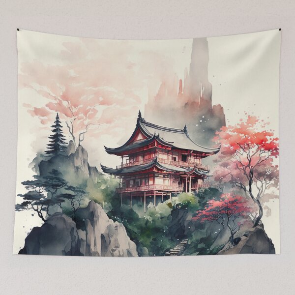 Item preview, Japanese landscape  designed and sold by PeppernCo.