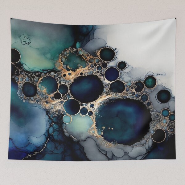 Item preview, Fizzy Sensation - Abstract Alcohol Ink Resin Art designed and sold by inkvestor.