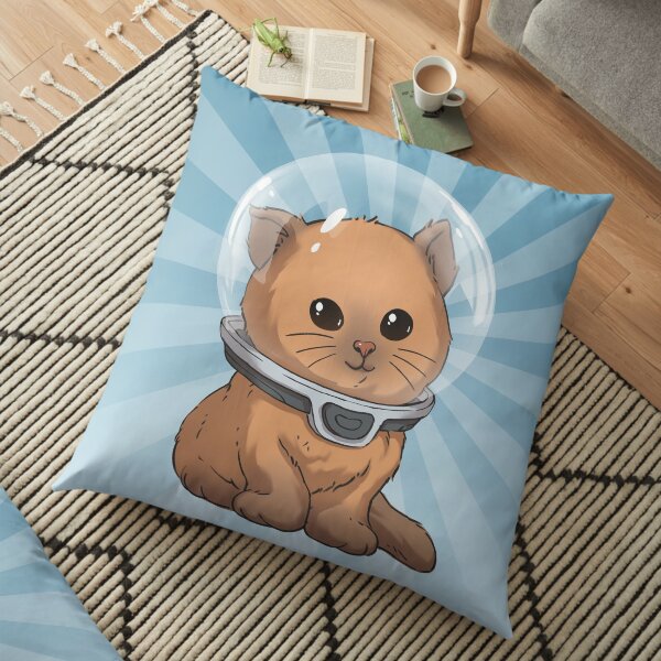 Keep Calm Kitty Floor Pillow