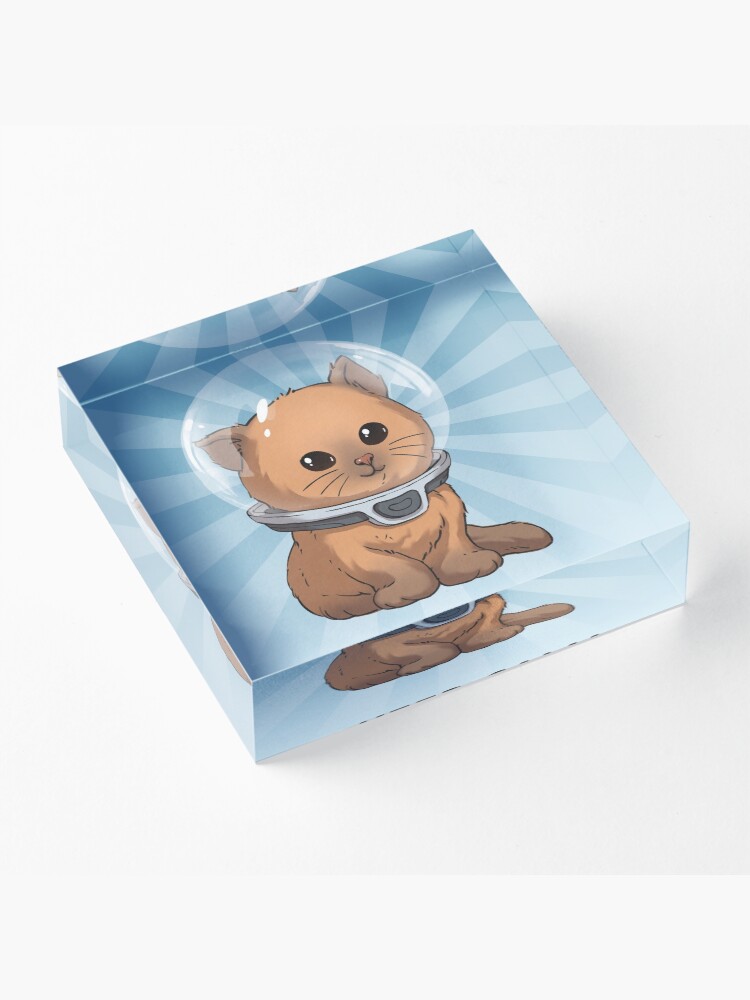 Alternate view of Keep Calm Kitty Acrylic Block