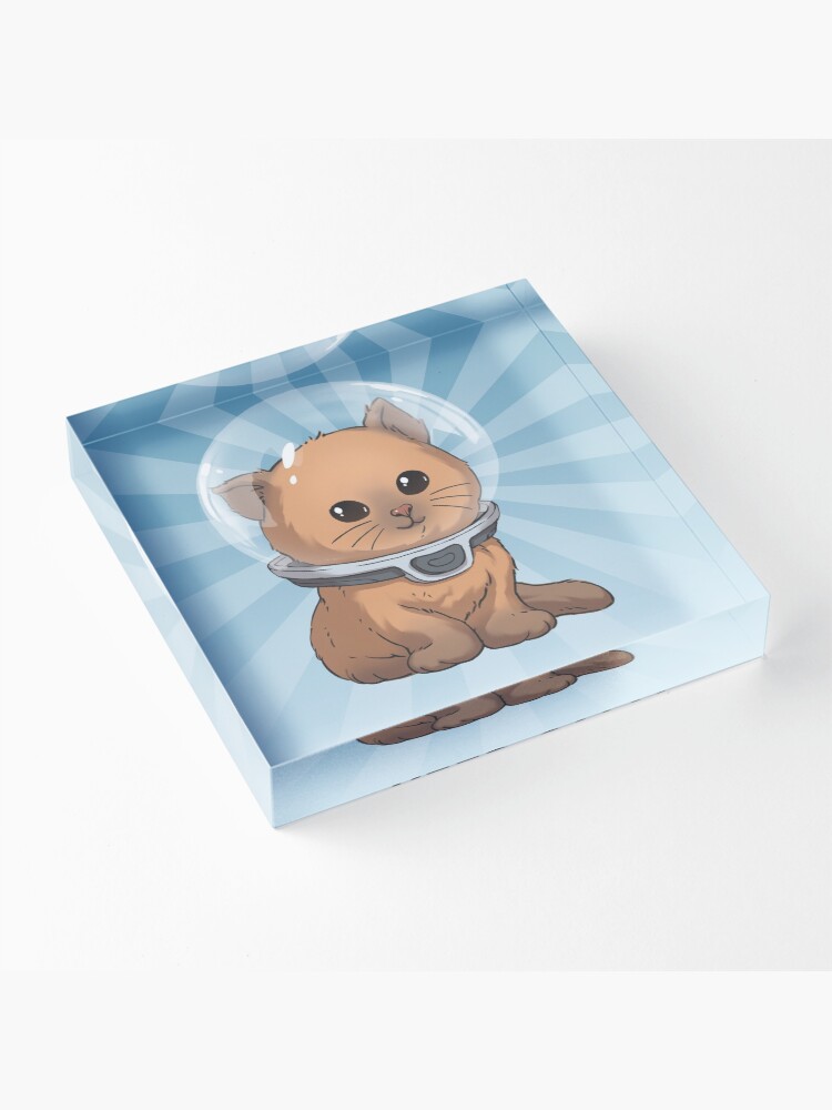 Alternate view of Keep Calm Kitty Acrylic Block
