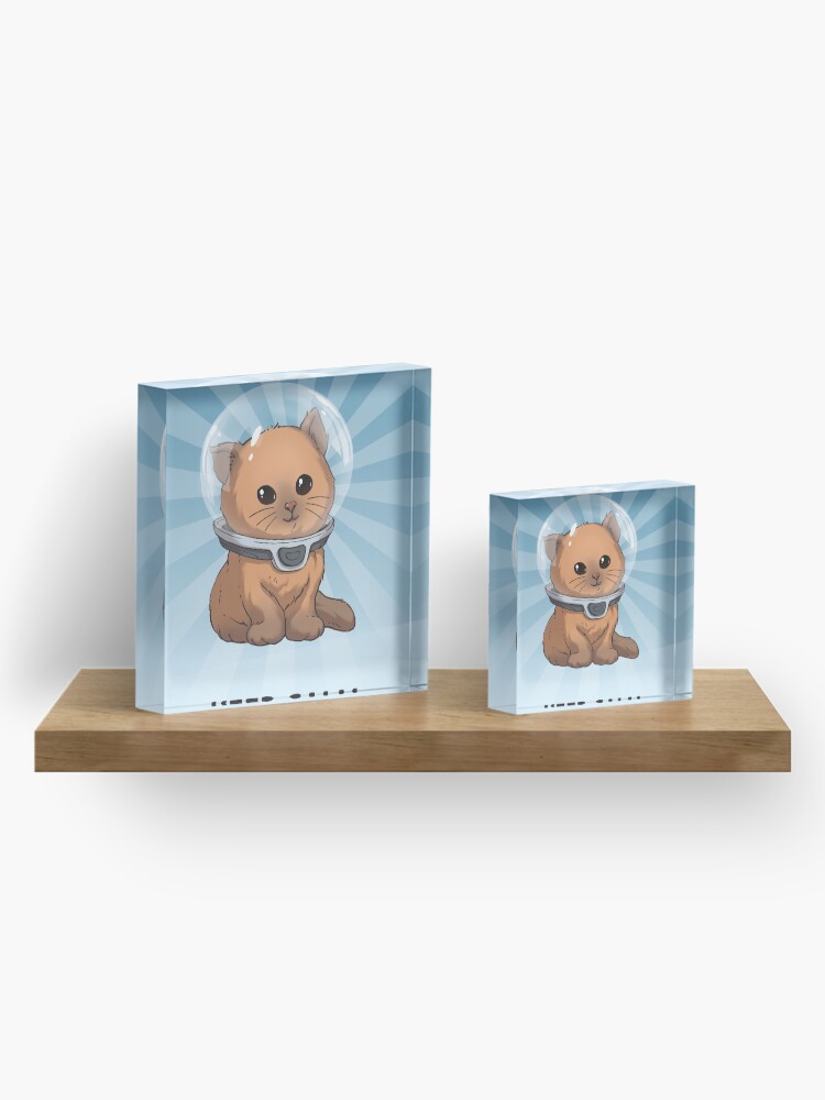Alternate view of Keep Calm Kitty Acrylic Block